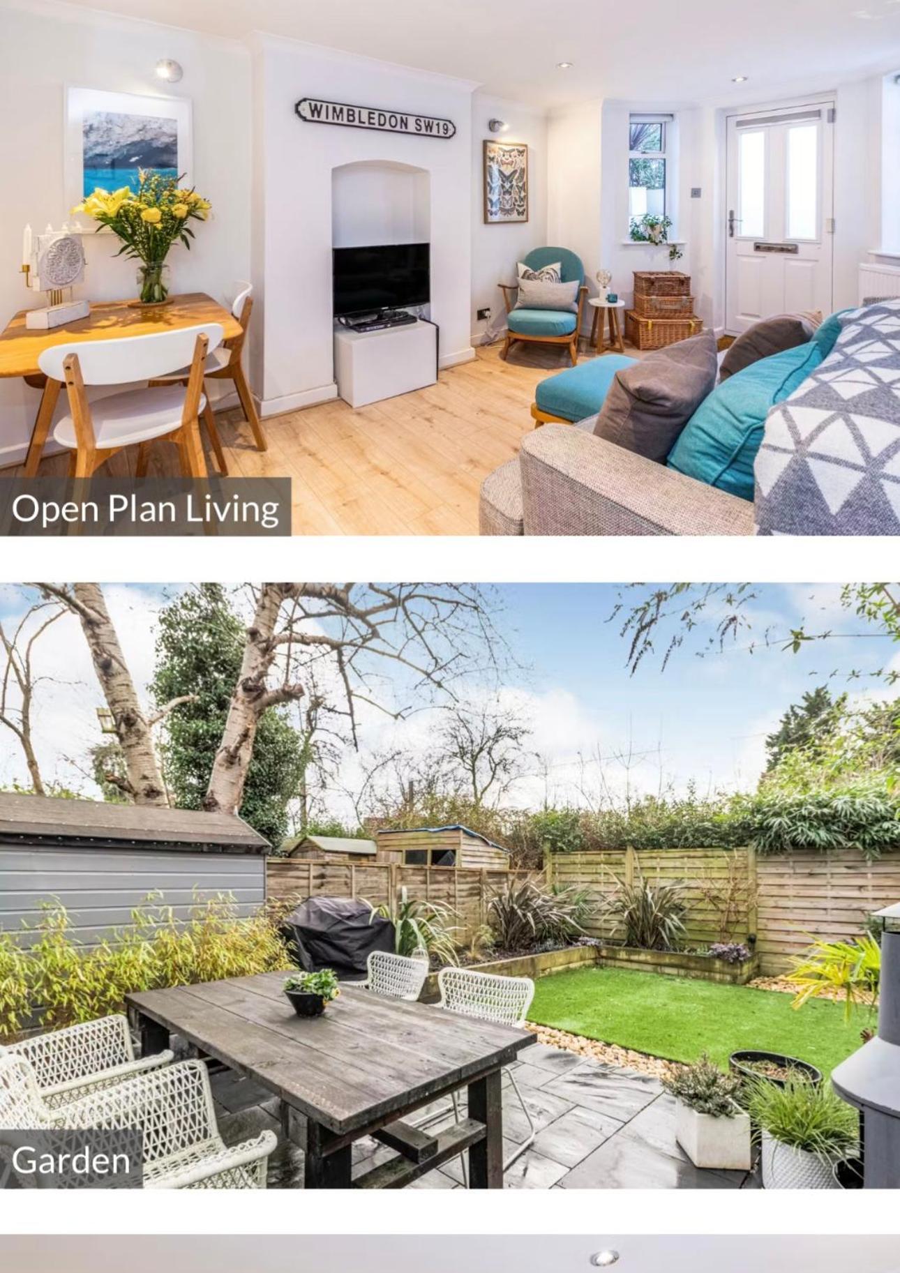 Stunning, Stylish Garden Flat In The Heart Of Wimbledon Daire Londra Dış mekan fotoğraf