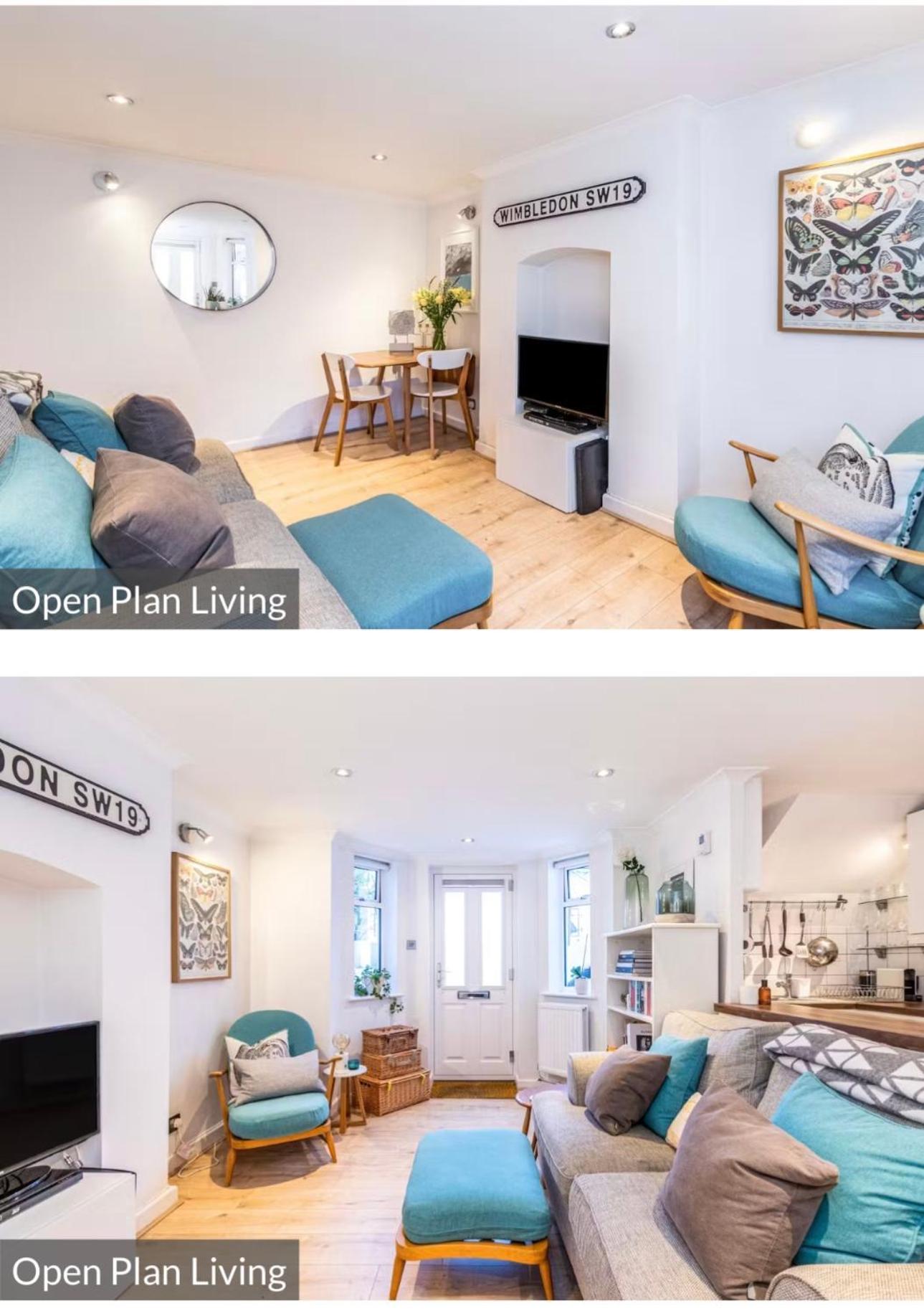 Stunning, Stylish Garden Flat In The Heart Of Wimbledon Daire Londra Dış mekan fotoğraf